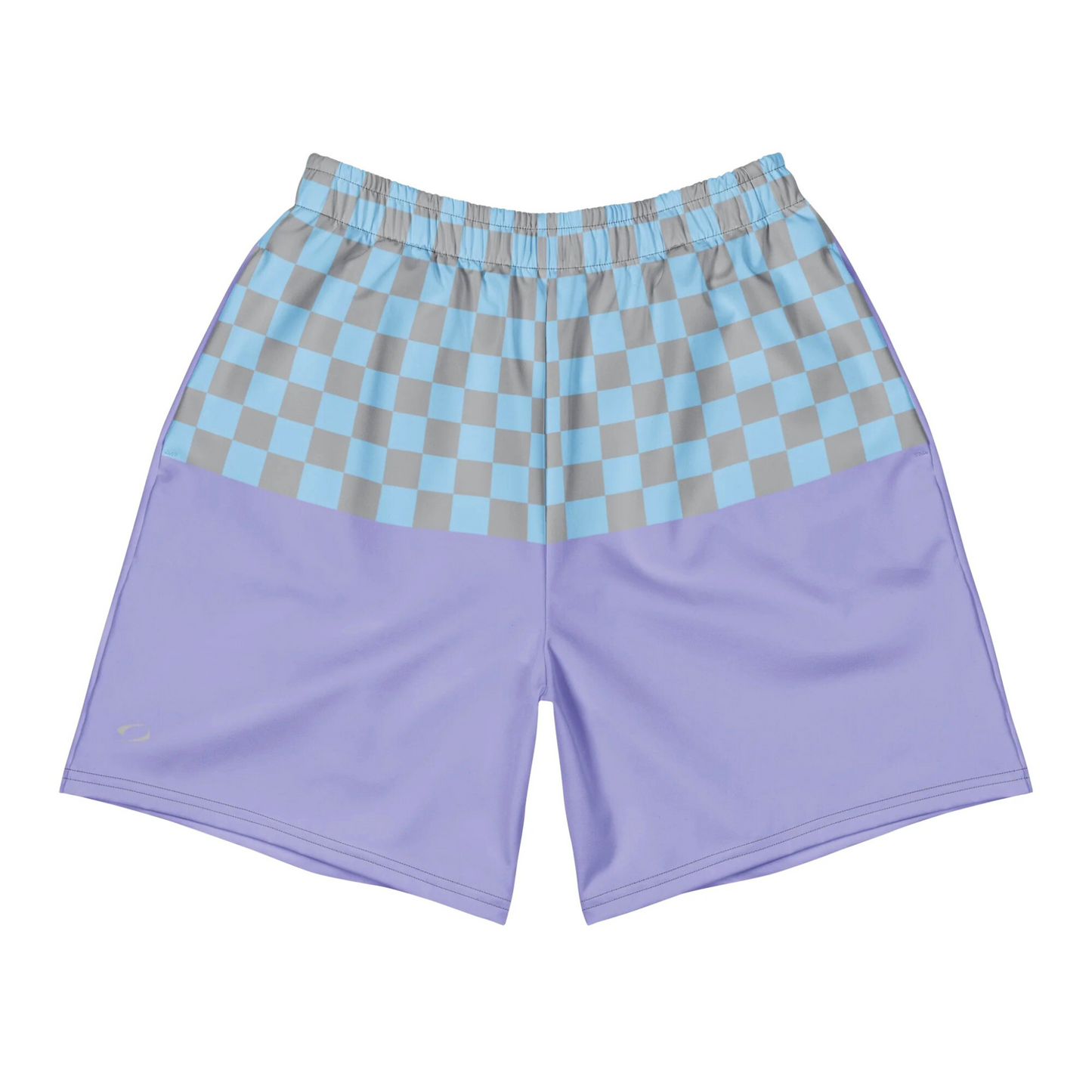 Versatile Outdoor Shorts - Checkered | Purple/Gray/Teal by Andromeda Field Research™