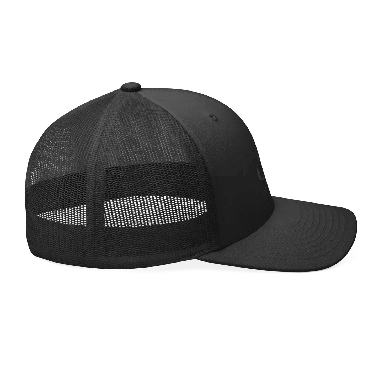 Low Profile Snapback Hat - Mesh - Black Logo | Andromeda Field Research™